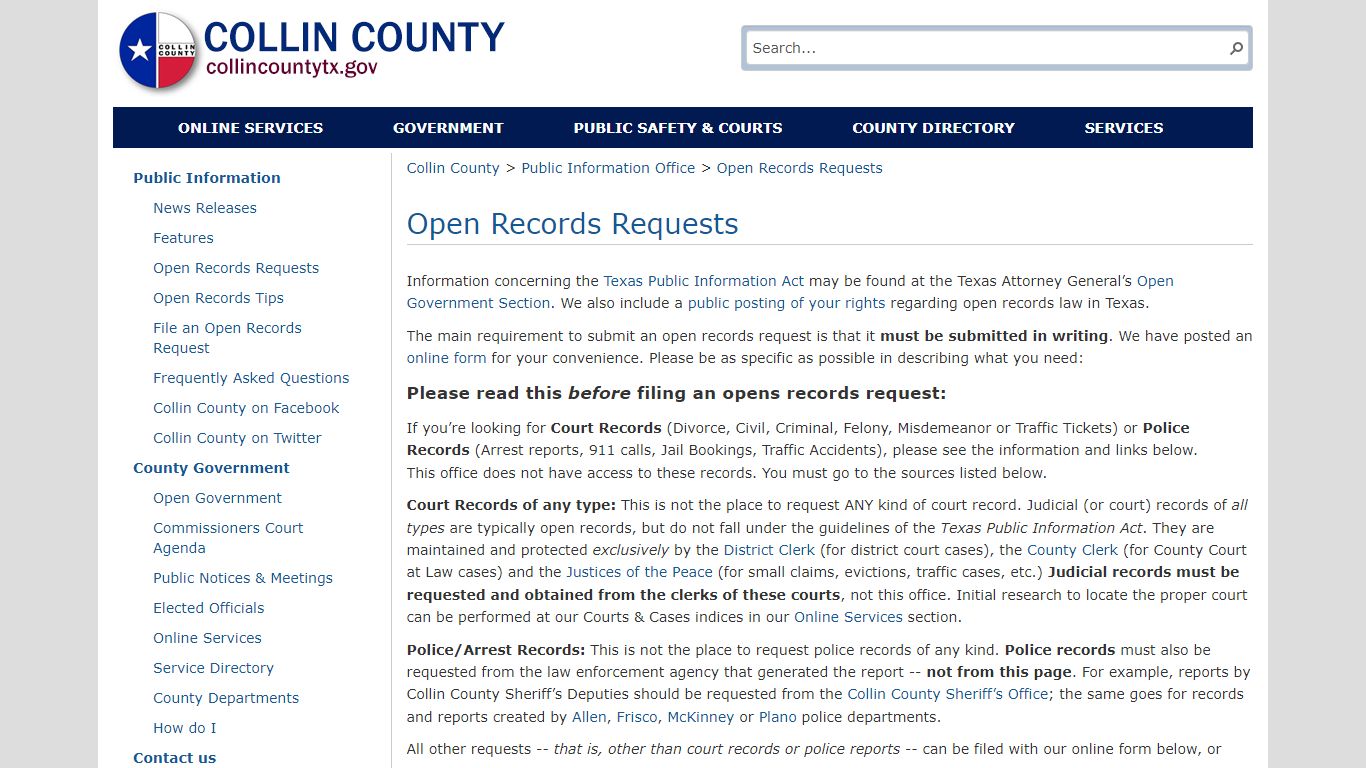 Public Information Office - collincountytx.gov